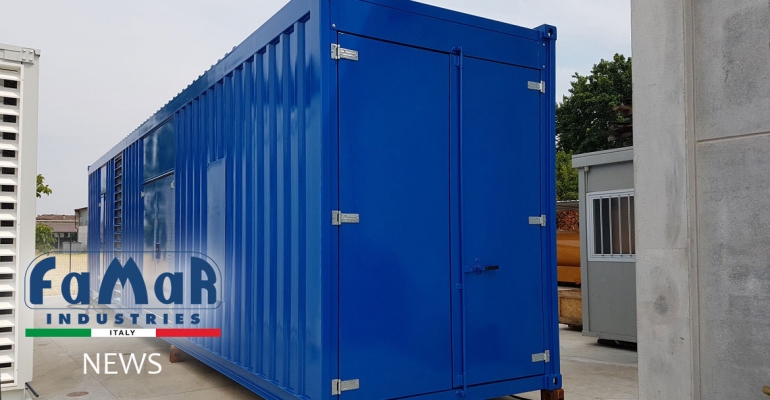 Container for 1675 KVA generating set for OIL &amp; GAS application